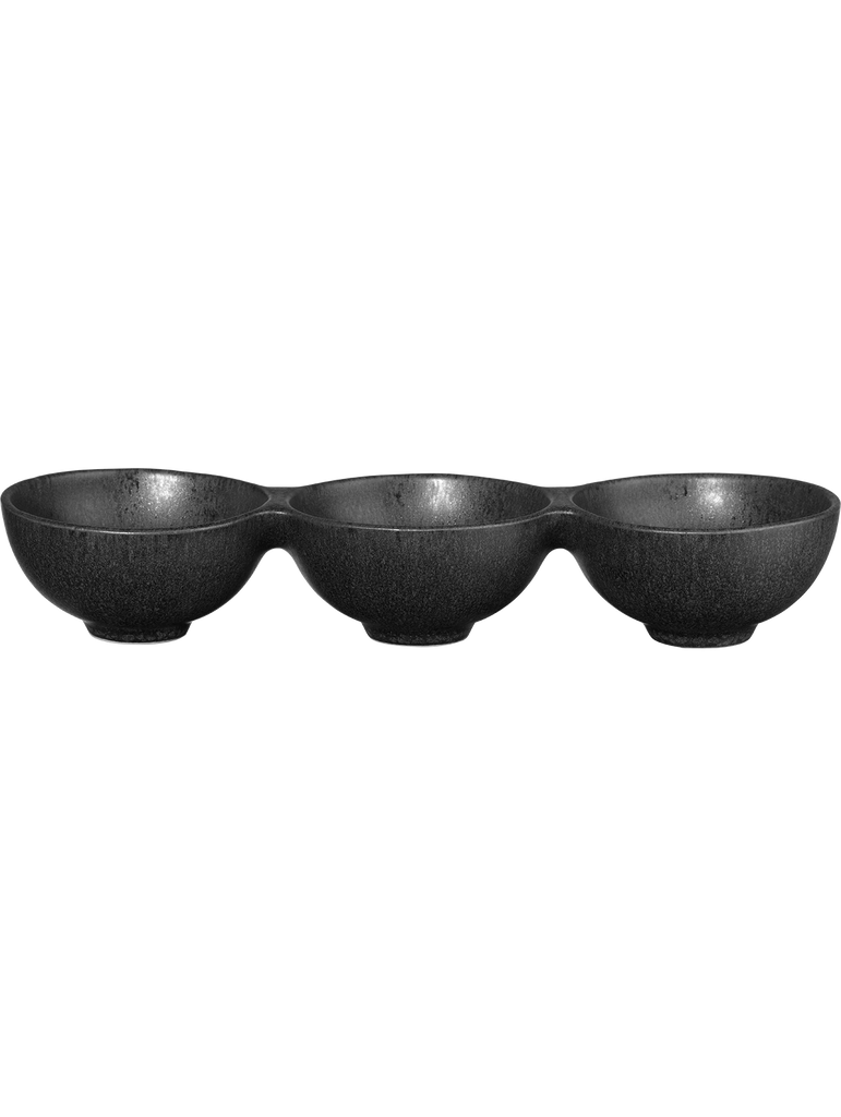 3er schale, black iron