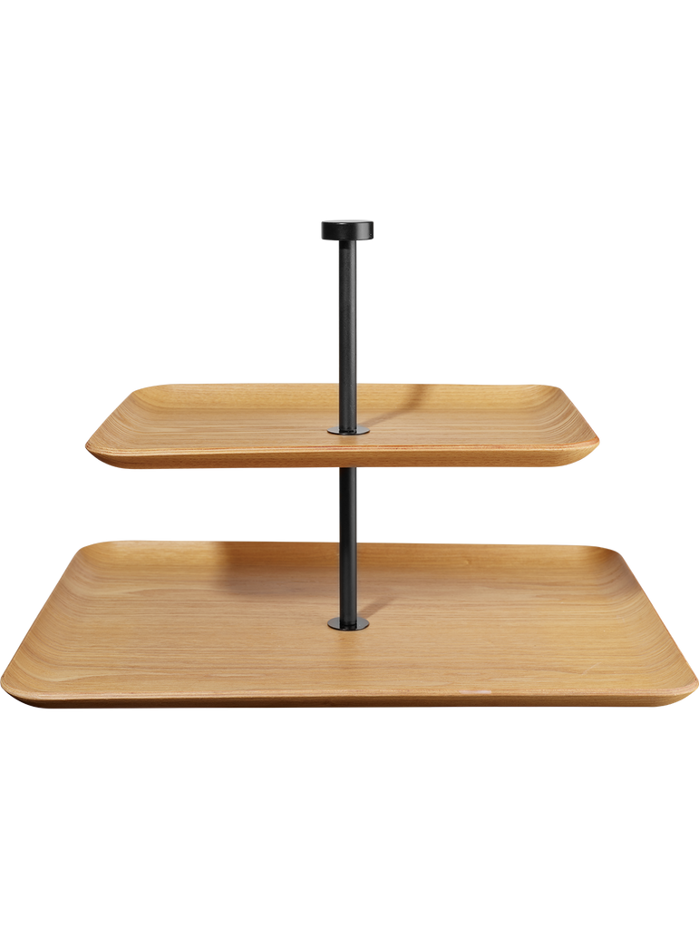 etagere 2-stufig, rechteckig