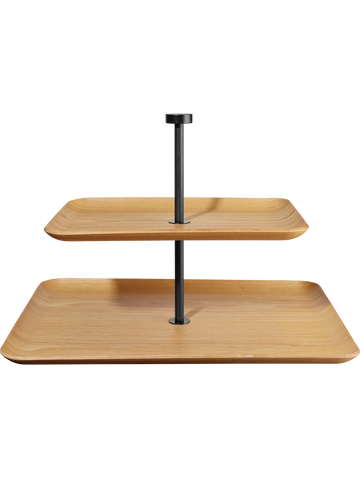 etagere 2-stufig, rechteckig
