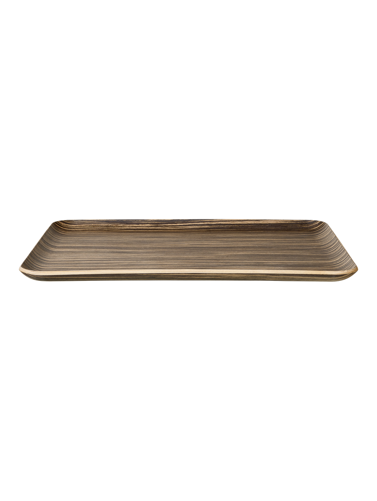 holztablett rechteckig, ebony