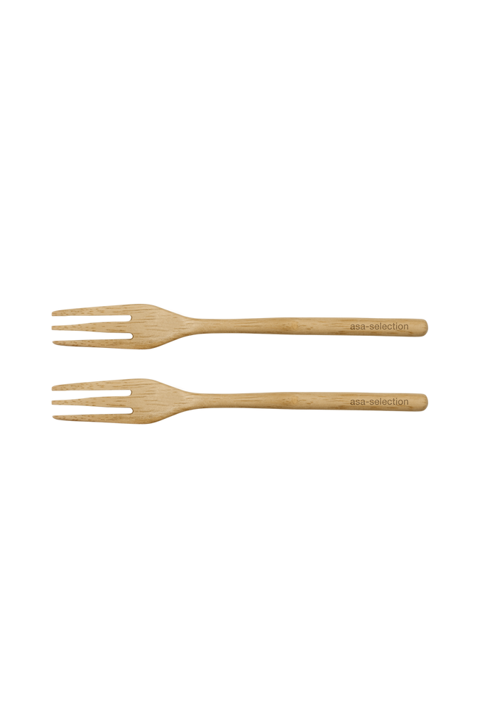 2er set gabeln, natur