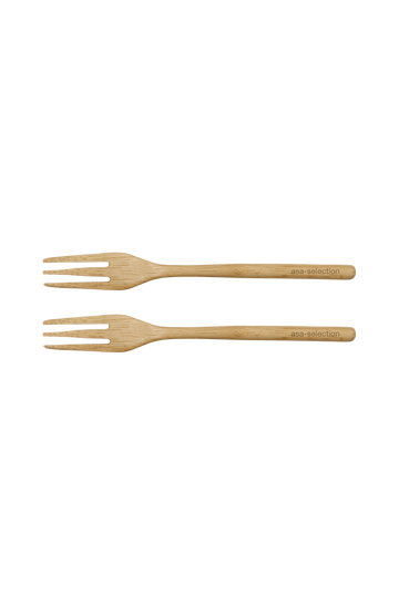 2er set gabeln, natur