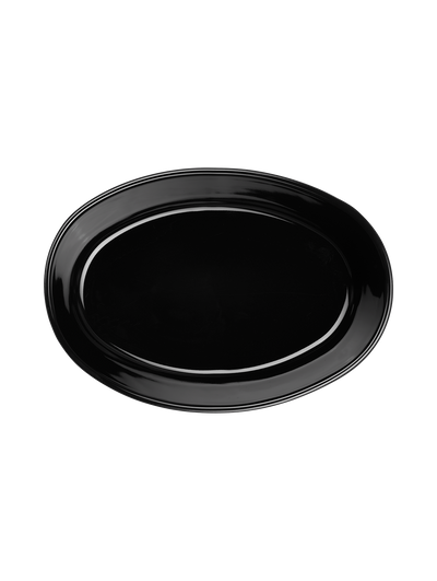 ofenform oval, black