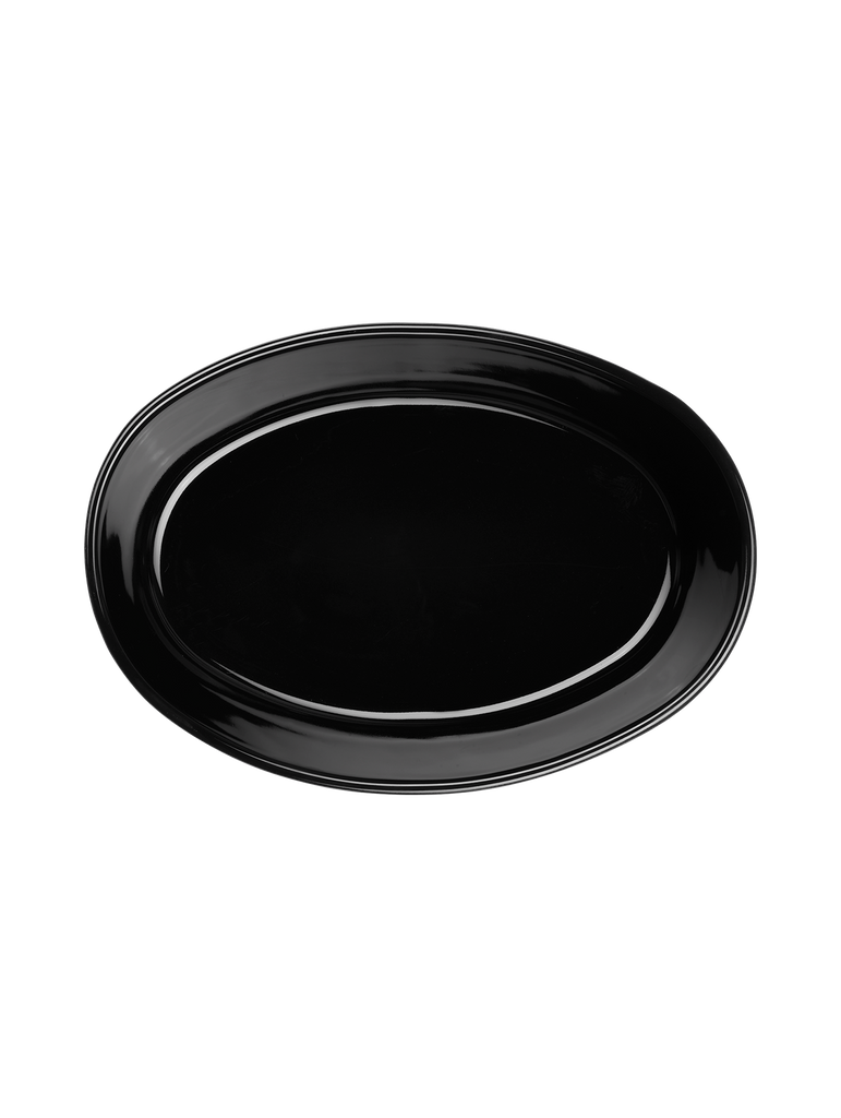 ofenform oval, black