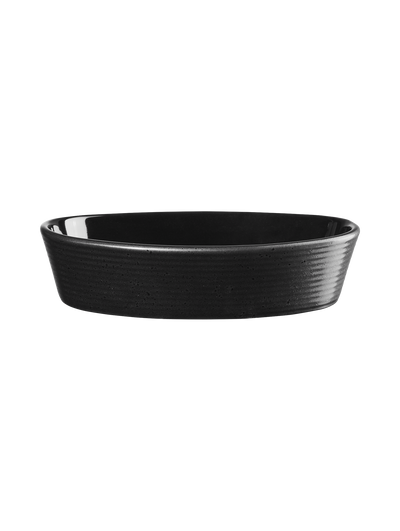 ofenform oval, black