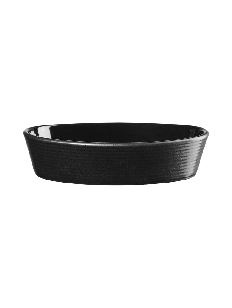 ofenform oval, black