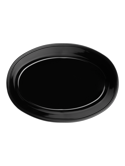 ofenform oval, black