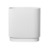 Vase, White Art Deco (M)