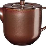 ASA Rusty Red Teapot 18 x 10.7 cm, H 10.6 cm, 0.6 litres.
