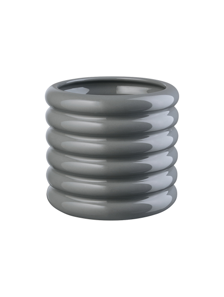 planter, cool gray (Ø14 × H15 cm)