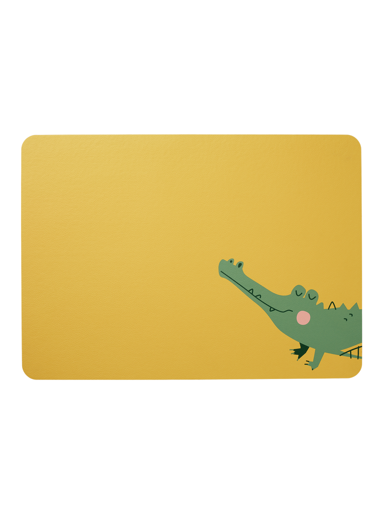 kindertischset, croco krokodil