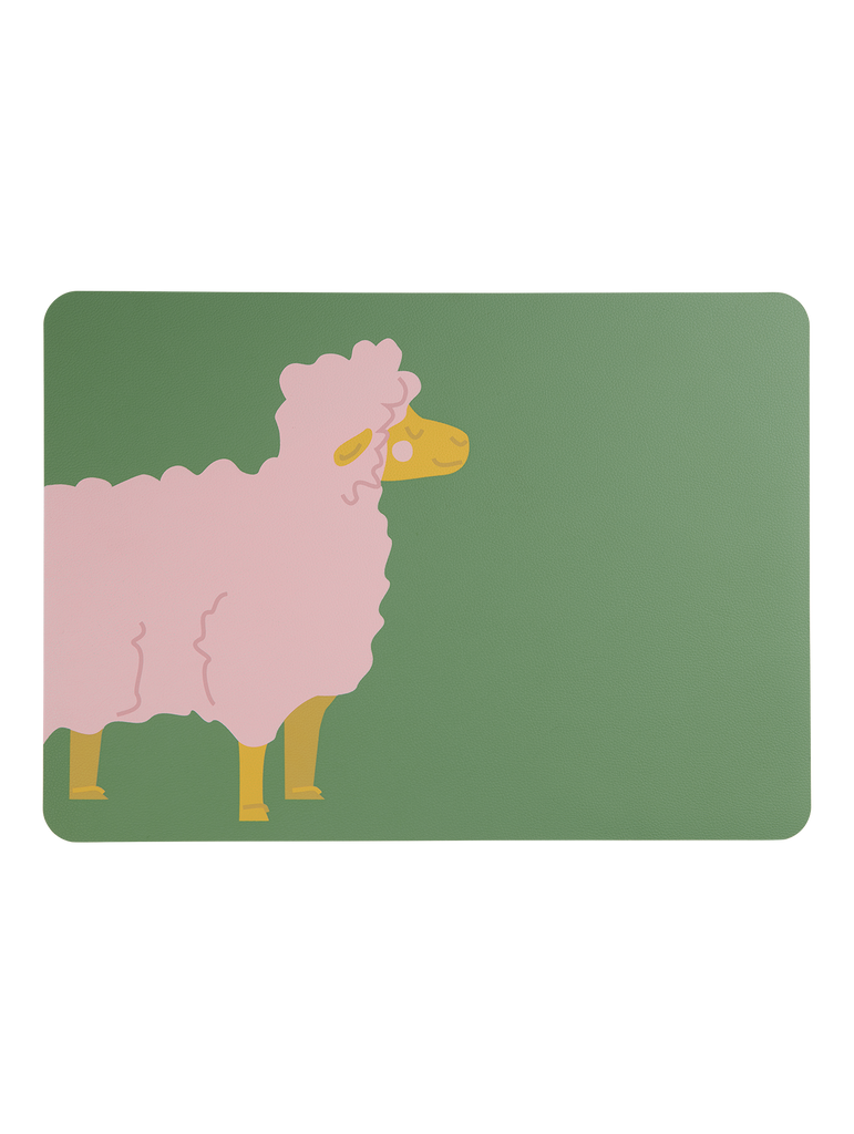 tischset, schaf silvia