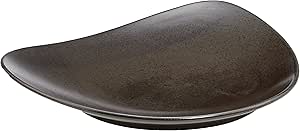 ASA Selection ASA Cuba Gourmet Plate, Gourmet Dish, Ceramics, Chestnut, Brown, 34 cm, 1219422