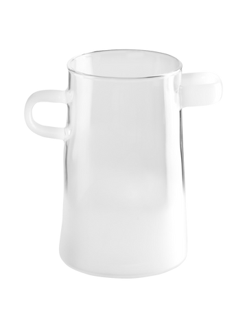 vase, frosted
