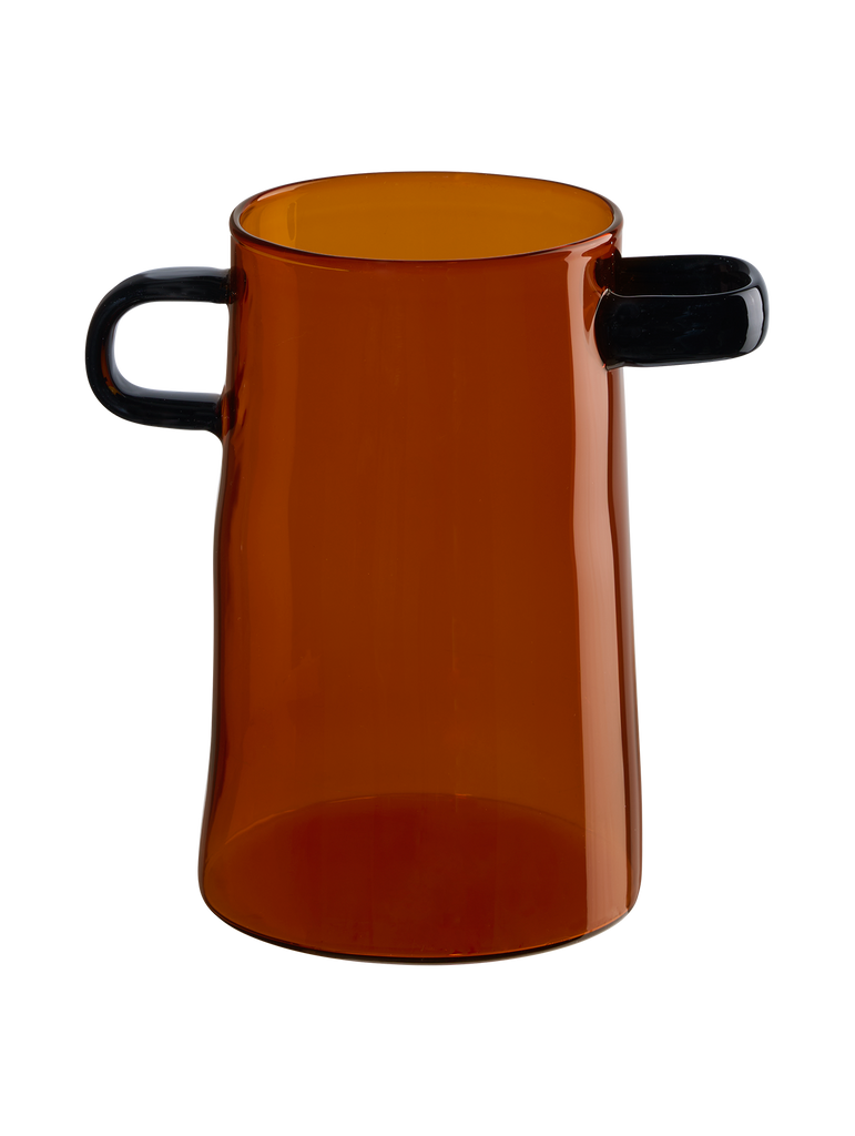 vase, brown