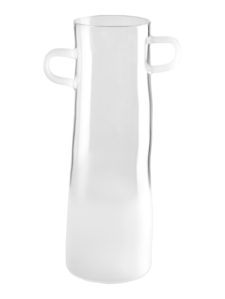 vase, frosted