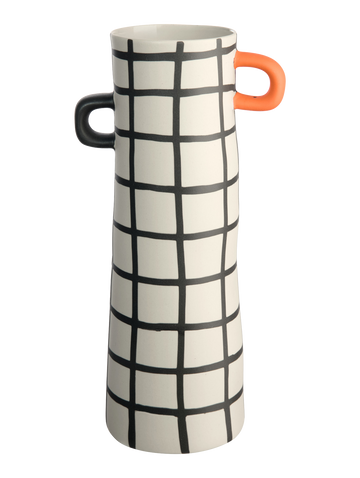 vase, kariert