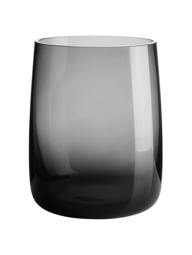 vase/windlicht, grau