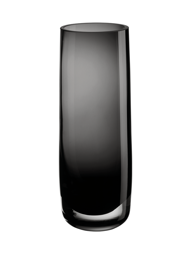 vase, grau