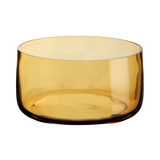 bowl, amber
