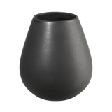 vase, black iron (Ø9 × H18 cm)