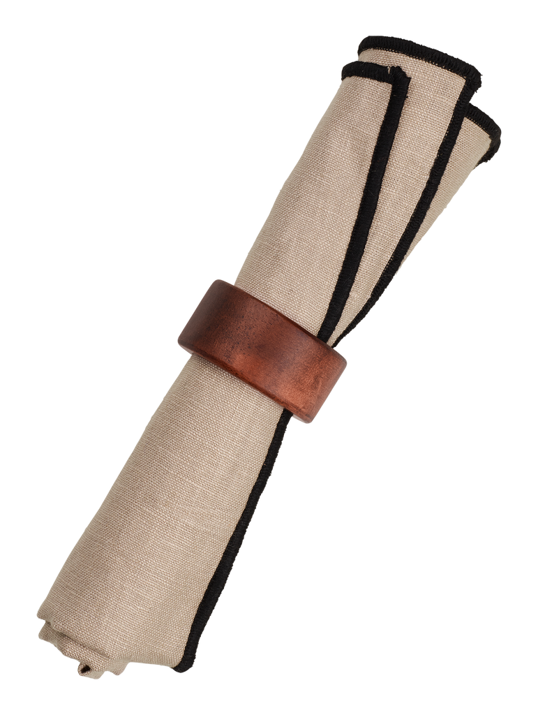 2er set serviettenringe, akazie