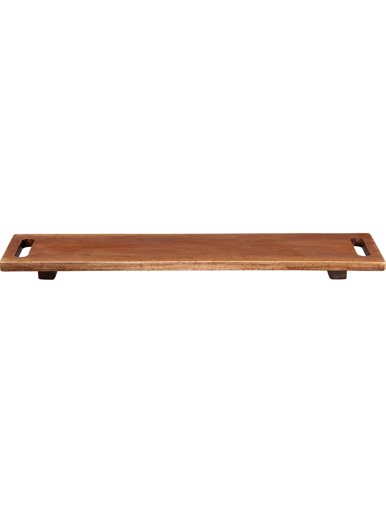 holzboard auf füßen, akazie