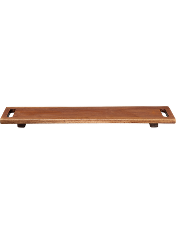 holzboard auf füßen, akazie