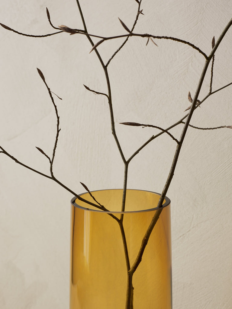 vase, amber