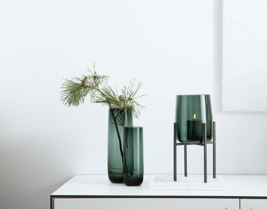 vase, grün