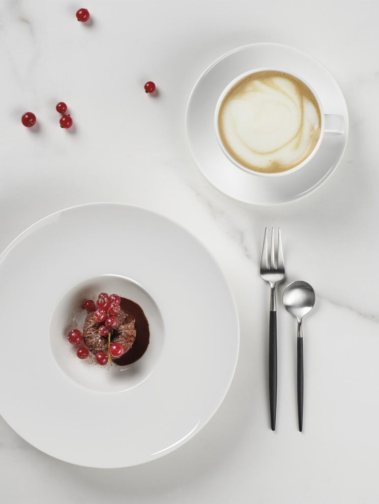 cappuccinotasse mit unterteller