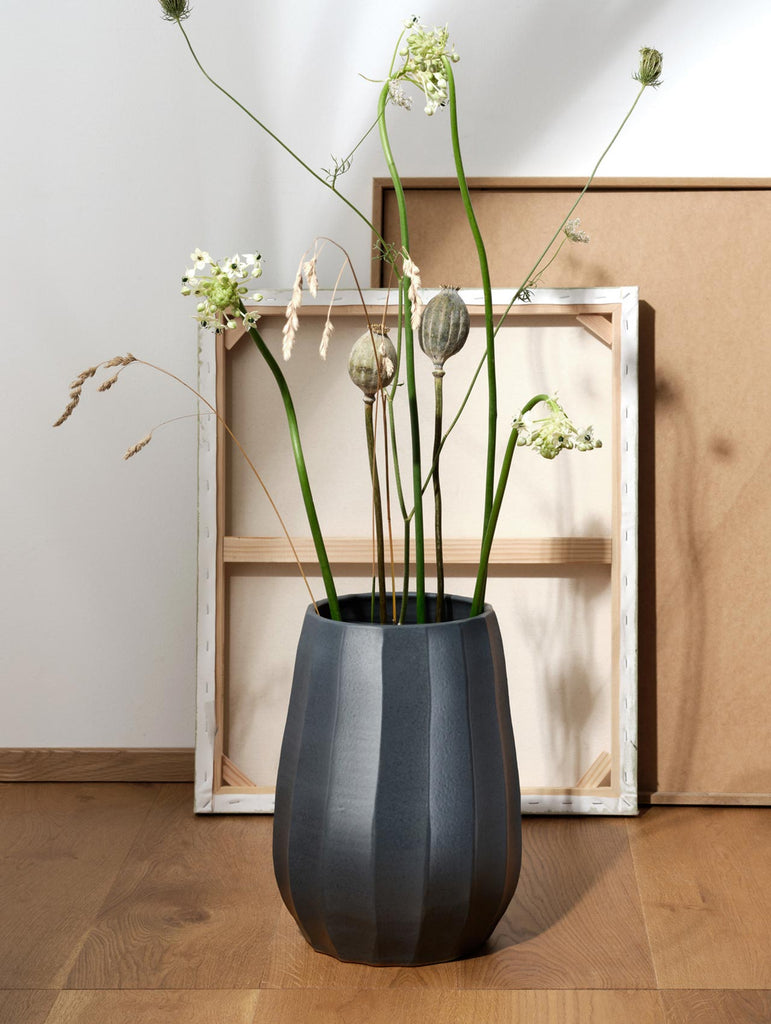 vase, anthracite