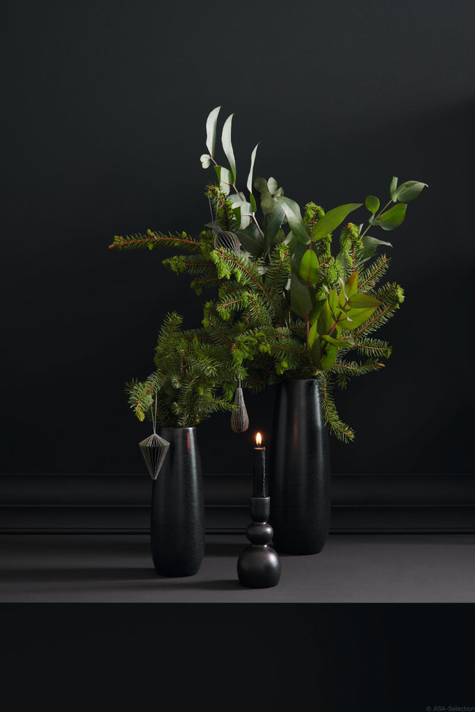kerzenleuchter, black iron