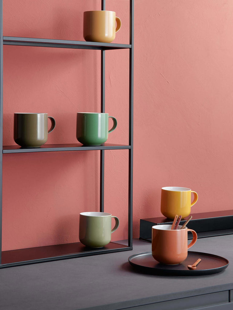 henkelbecher, mustard