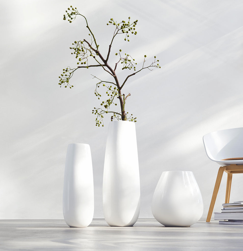 vase xl, weiß
