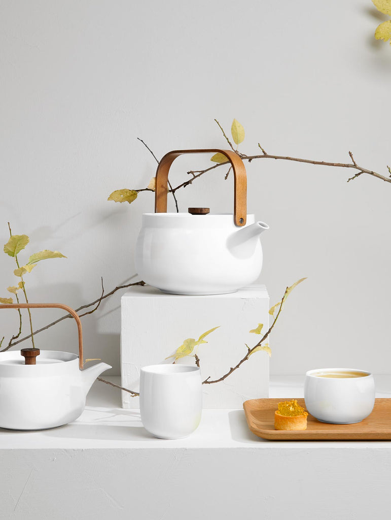 teeschale, white