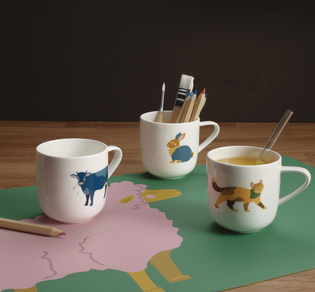 tischset, schaf silvia