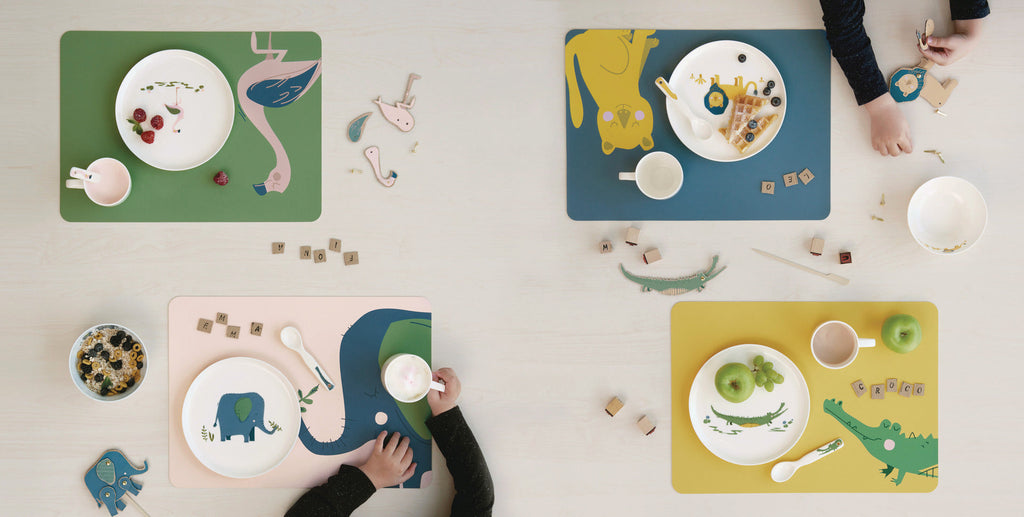 kindertischset, emma elefant