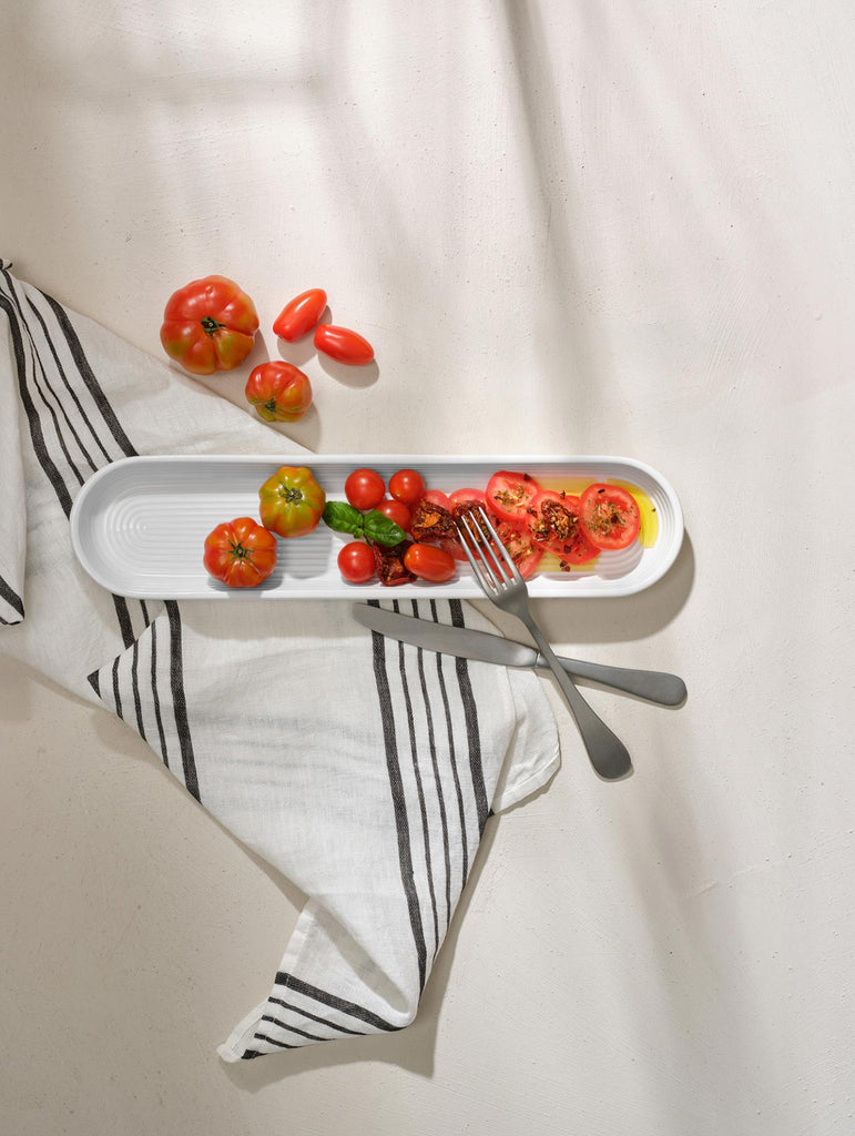 baguetteschale, white