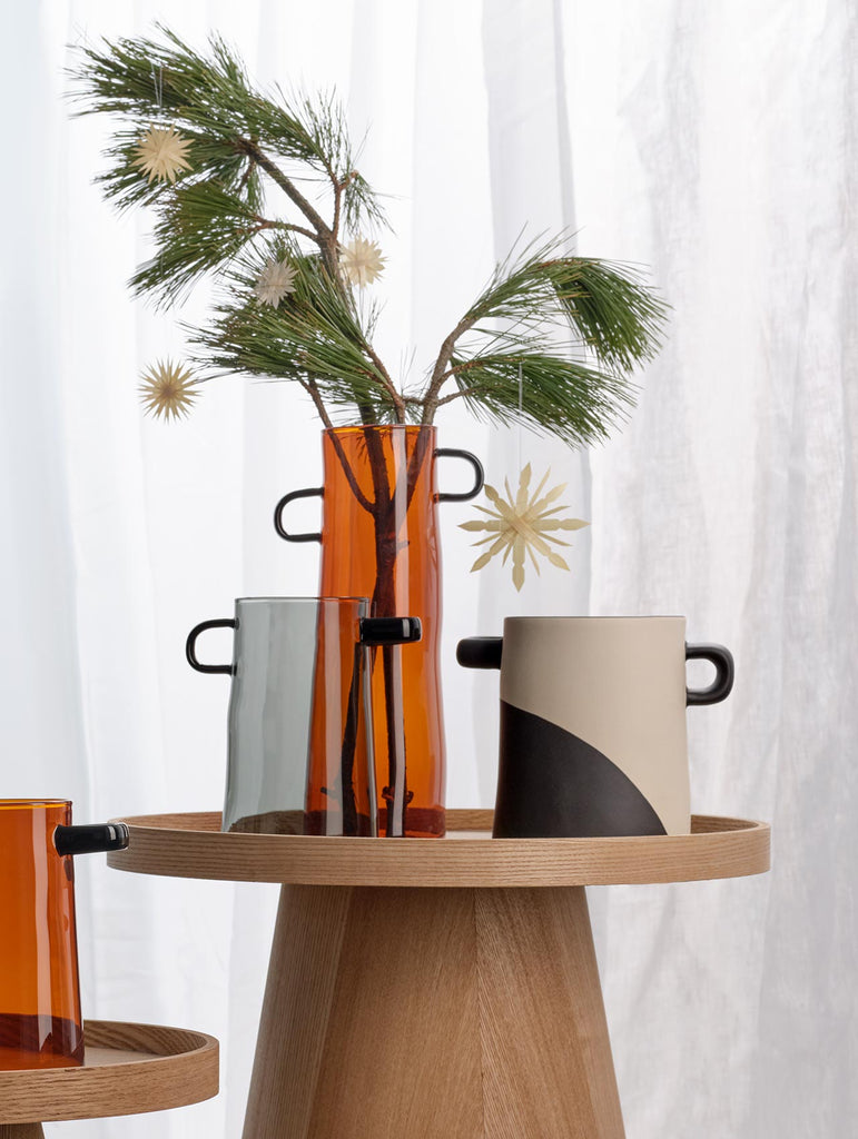 vase, brown