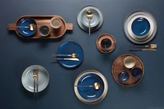 Fork GOA gold, with black handle