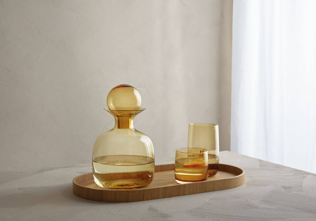 longdrinkglas, amber