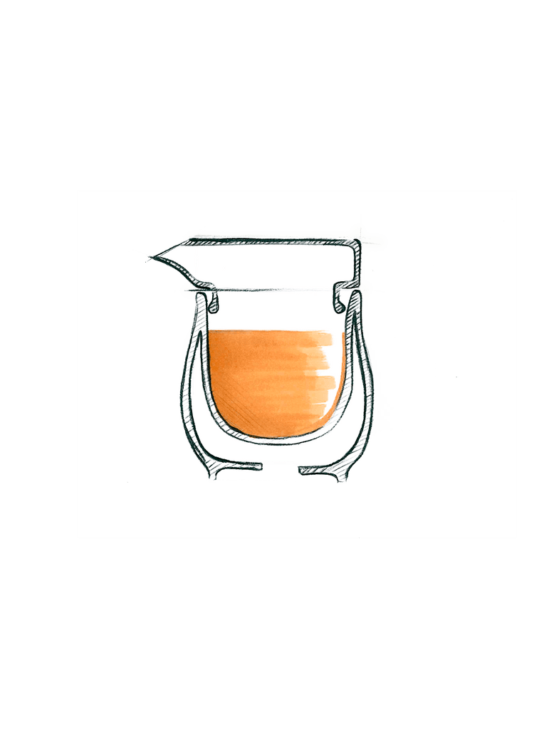 sauciere mit deckel, doppelwandig