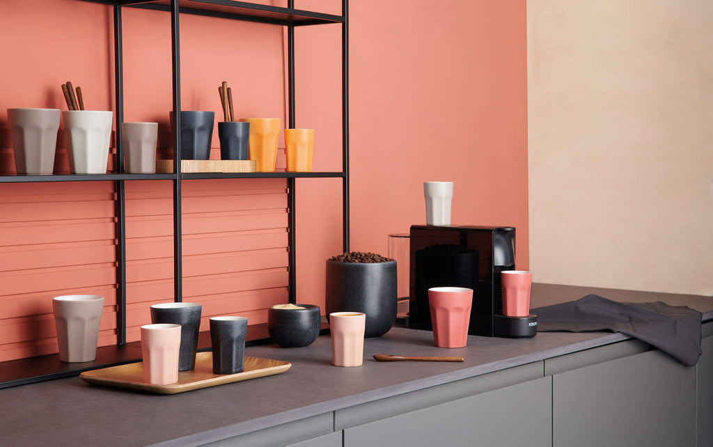 cappuccinobecher, black iron