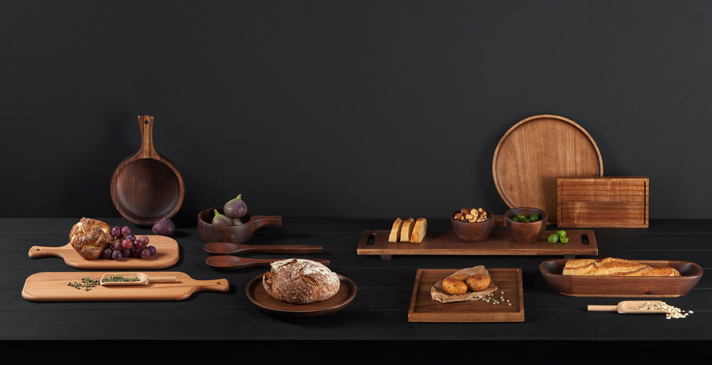 ovale schale, akazie