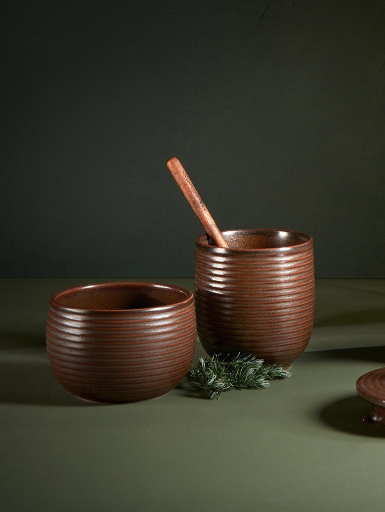 teebecher, brown