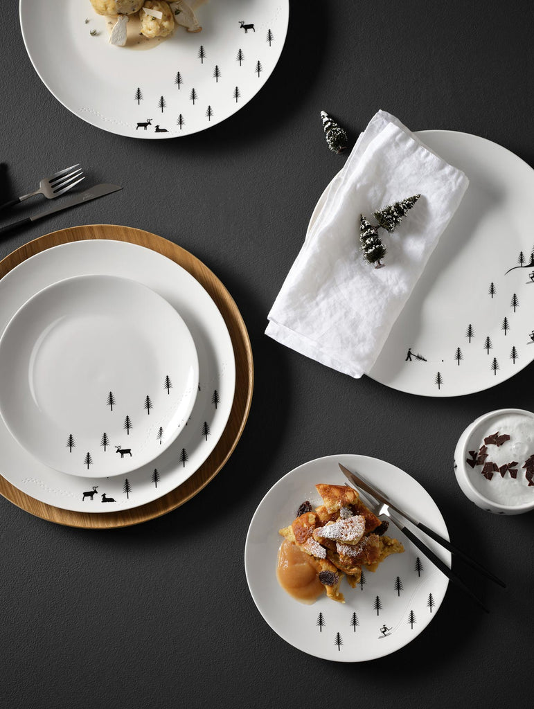 dessertteller, skiing