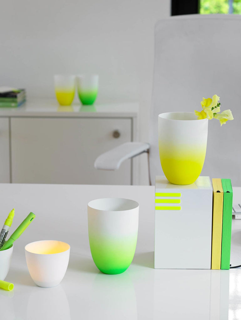 vase/windlicht, grün