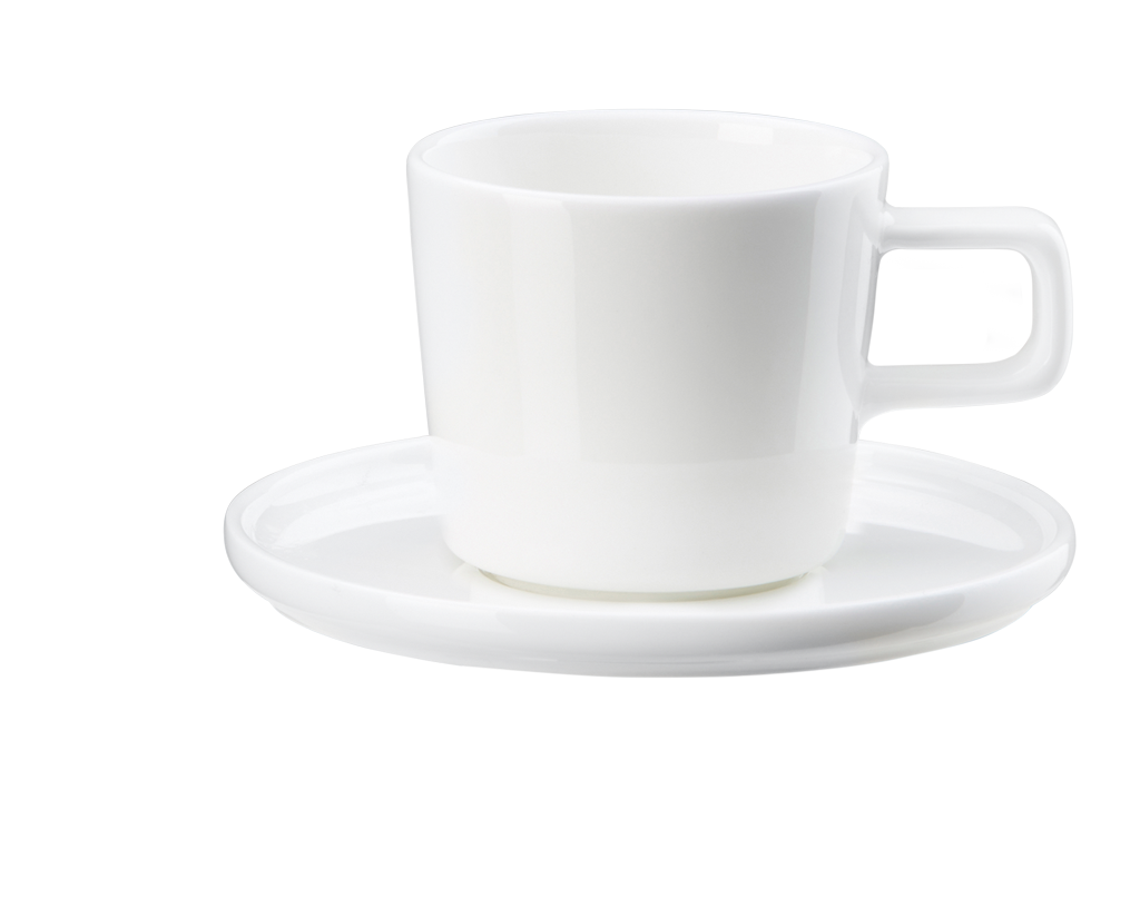 kaffeetasse mit unterteller
