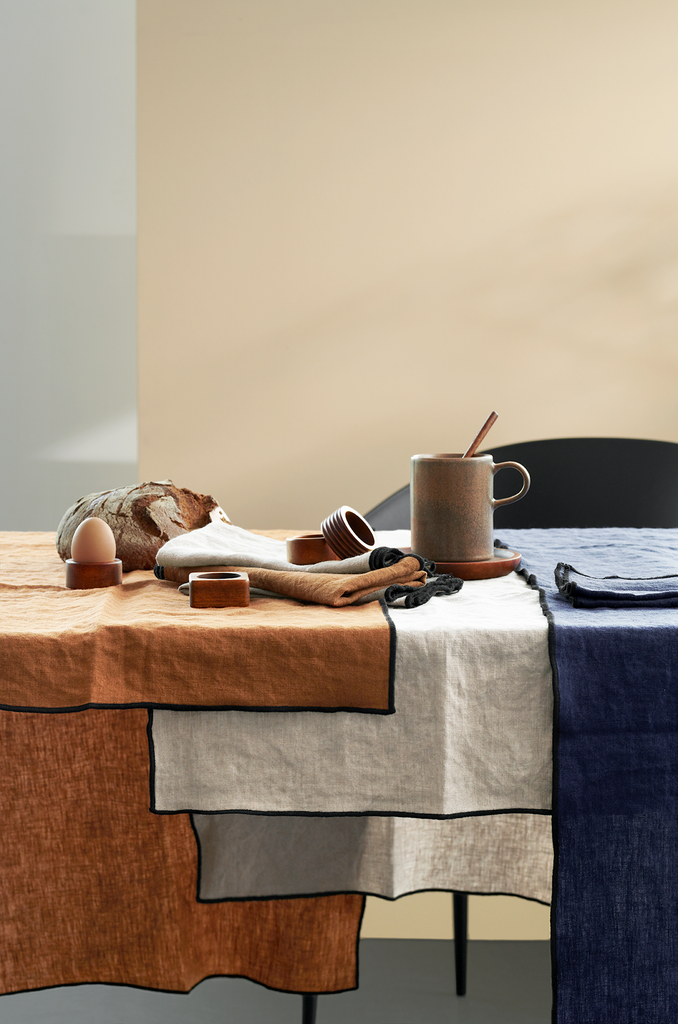 serviette, deep blue